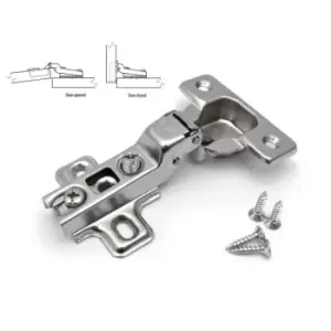 Image of GTV Standard Kitchen Cupboard Wardrobe Standard Door Hinges Half Overlay - witho