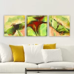 Image of DRPRC08 Multicolor Decorative Canvas Painting (3 Pieces)