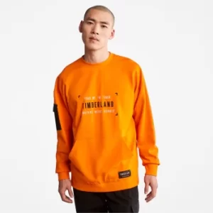 Image of Timberland Year Of The Tiger Sweatshirt For Men In Orange Orange, Size XL