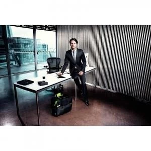 Image of Leitz Black Complete 4-wheel Hand Luggage Trolley Smart Traveller