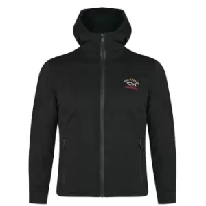 Image of Paul And Shark Fleece Hoodie - Black