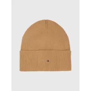 Image of Tommy Hilfiger Essential Flag Beanie - Brown