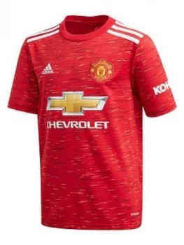 Image of Adidas Manchester United Junior 20/21 Home Shirt