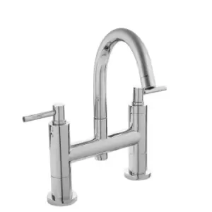 Image of Hudson Reed Tec Lever Bath Filler - Chrome