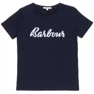 Image of Barbour Girls Rebecca T-Shirt - Blue