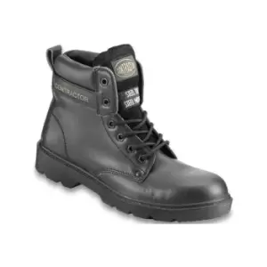 Image of Contractor - Leather 6in. Safety Boots S3 - Black - uk 7 - 802SM07