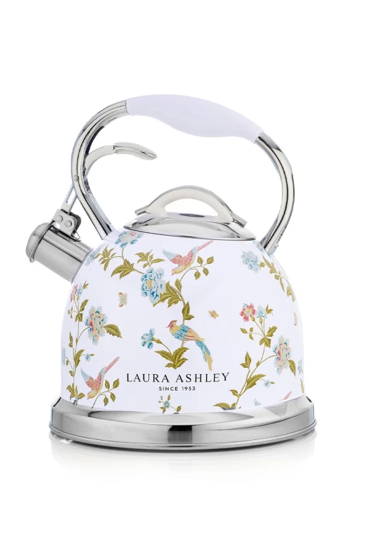 Image of Laura Ashley Laura Ashley Stove Kettle Elvenden White White - Laura Ashley White RT06601