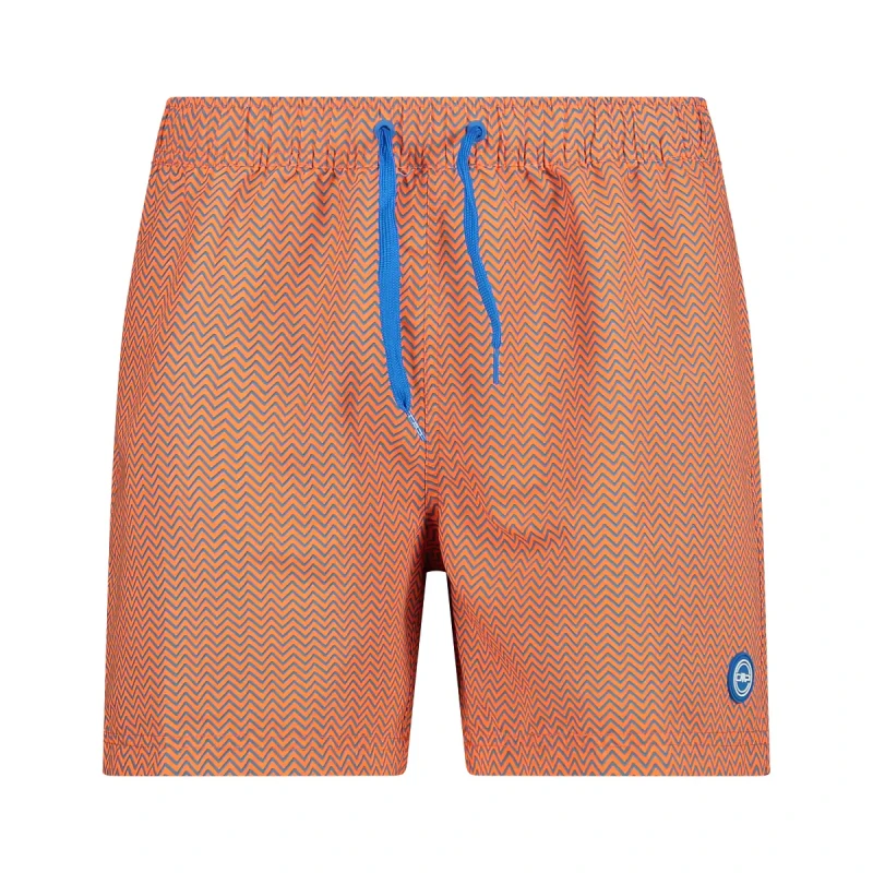 Image of Geometric pattern swim shorts CMP Orange Male 2XL