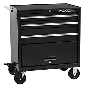 Image of Hilka Professional 3 Drawer Rollaway Cabinet METAL & PLASTIC