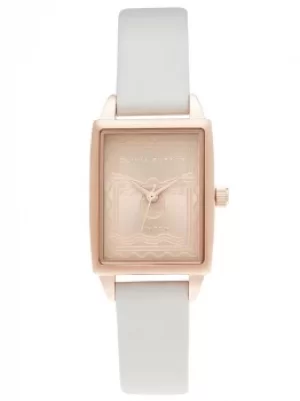 Image of Olivia Burton Ladies London Stamp Strap Watch OB16SD04
