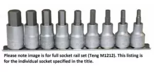 Image of Teng Tools M121120-C 1/2" Drive - Hex Bit Socket - 5/8" - Chrome Vanadium
