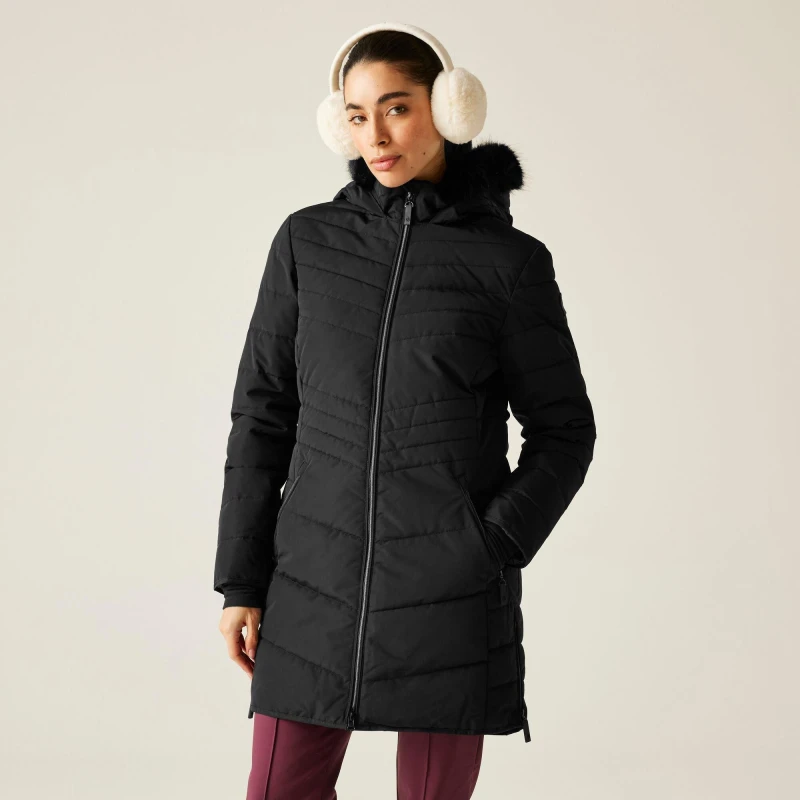 Image of Dare 2b Womens Striking IV Padded Jacket in Black Size: 8 Black Female 8