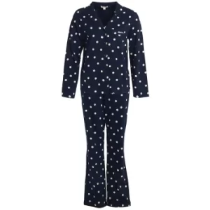 Image of Barbour Womens Dotty PJ Set Navy Medium