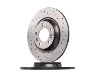 Image of PAIR BREMBO BRAKE XTRA DRILLED DISCS 08.8682.1X