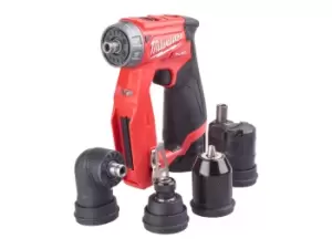 Image of Milwaukee M12FDDXKIT-202X 12V 2x2Ah 4in1 Drill Driver M12 FUEL Kit
