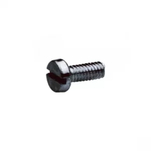 Image of Toolcraft Slotted Cylinder Head Screws DIN 84 Grade 4.8 M2.5 x 10m...
