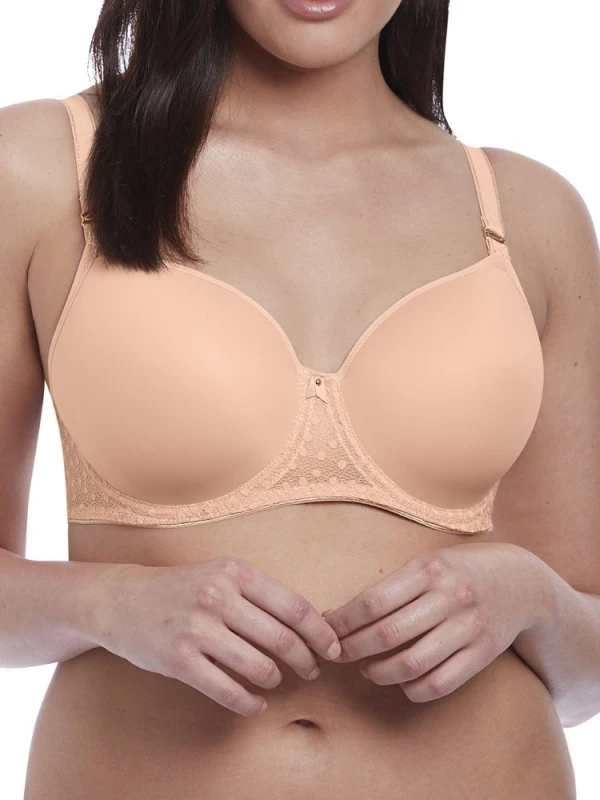 Image of Freya Womens Starlight Moulded T-Shirt Bra in Nude Size: 36F Nude Female 36F