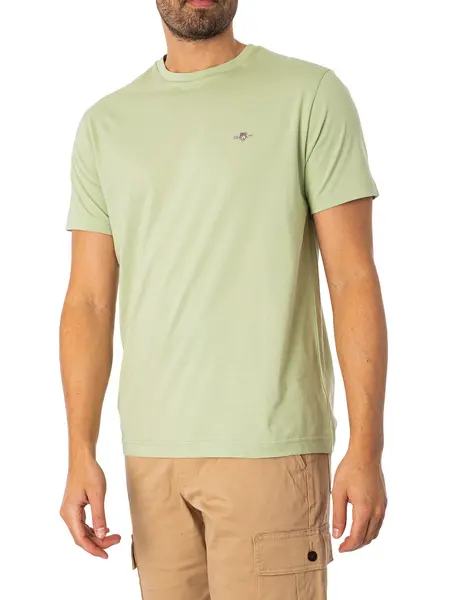 Image of Gant Regular Shield T-Shirt Milky Matcha M