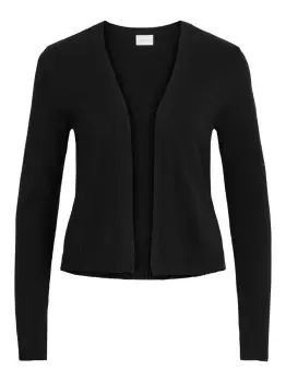 Image of VILA Short Open Cardigan Women Black