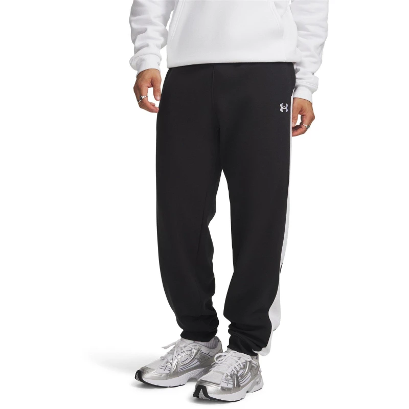 Image of Under Armour UA Riv Flc N Pants Sn63 Black/White male M