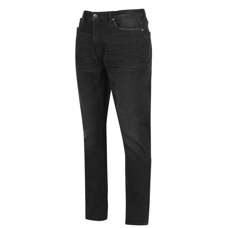 Image of Firetrap Firetrap Slim Jeans Mens Black male 30W S