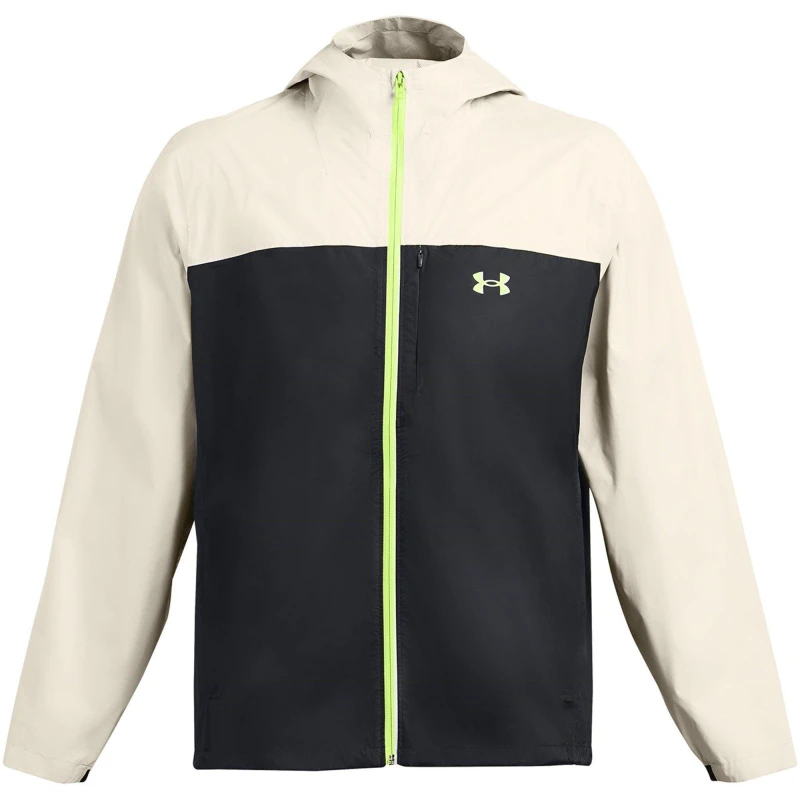 Image of Under Armour Mens Cloudstrike Waterproof Jacket White male S