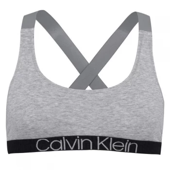 Image of Calvin Klein Unlined Bralette - Grey Heather