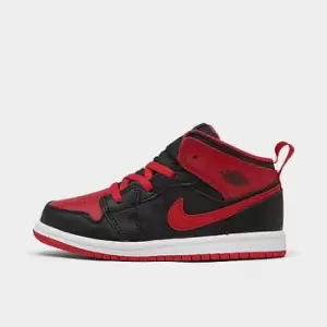 Image of Kids' Toddler Air Jordan Retro 1 Mid Casual Shoes