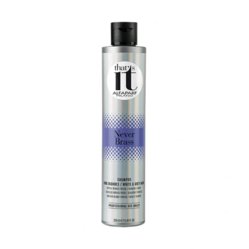 Image of Alfaparf Milano Thats it Never Brass Shampoo 250ml