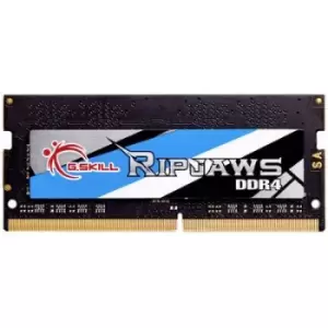 Image of G.Skill Ripjaws Laptop RAM card DDR4 8GB 1 x 8GB 2400 MHz 260-pin SO-DIMM CL16-16-16-39 F4-2400C16S-8GRS