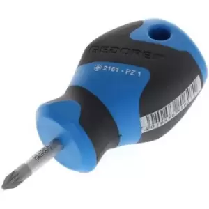 Image of Gedore 2161 PZ 1 1550608 Pillips screwdriver PZ 1 Blade length: 25mm DIN ISO 8764