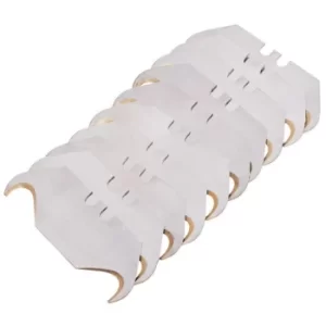 Image of Draper 'Premium Gold' Two Notch Hooked Trimming Knife Blades (Pack of 10)