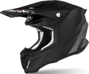 Image of Airoh Twist 2.0 Color Motocross Helmet, Black Size M black, Size M