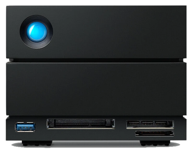 Image of Lacie LaCie 2big Dock v2 disk array 60 TB Desktop Black STLG60000400