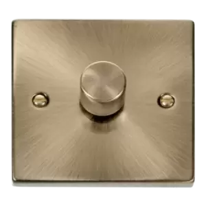 Image of Click Scolmore Deco 1 Gang 400W-VA 2 Way Resistive-Inductive Dimmer Switch - VPAB140