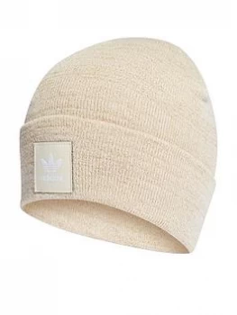 Image of adidas Originals Adicolor Cuff Knit Beanie - Off-White, Off White, Women