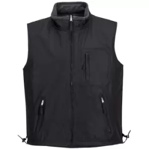 Image of Portwest S418BKRS - sz S RS Reversible Bodywarmer - Black - Black