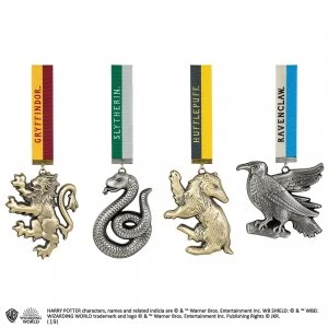 Image of Noble Collection Harry Potter House Mascot Ornaments