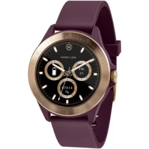 Image of Harry Lime Fashion Smartwatch in Berry with Rose Gold Colour Bezel
