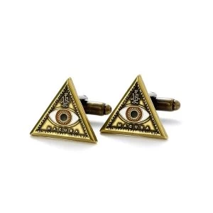Image of Triangle Eye Cufflinks