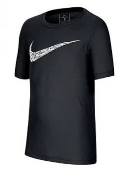 Image of Nike Older Boys Core Performance Top - Black