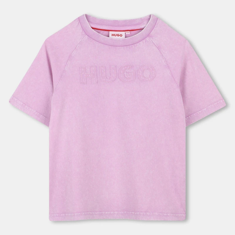 Image of Hugo Kids Logo T-Shirt Violet 911 female 12Y