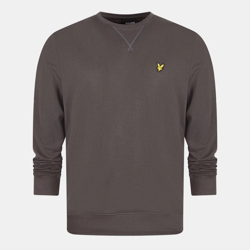 Image of Lyle & Scott Logo Sweatshirt Gunmetal M