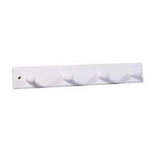 Image of BQ White Hook rail H12mm W60mm L405mm