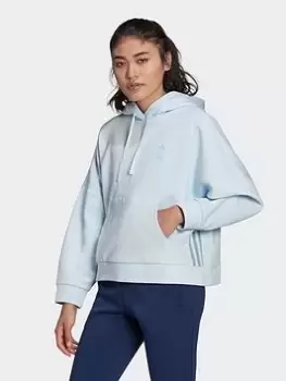 Image of adidas Spain Travel Hoodie, Blue Size XS Women