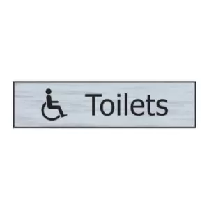 Image of Toilets (with Disabled Symbol) - SSE (200 x 50mm)