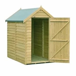Image of Shire 6x4ft Pressure Treated Overlap Garden Shed