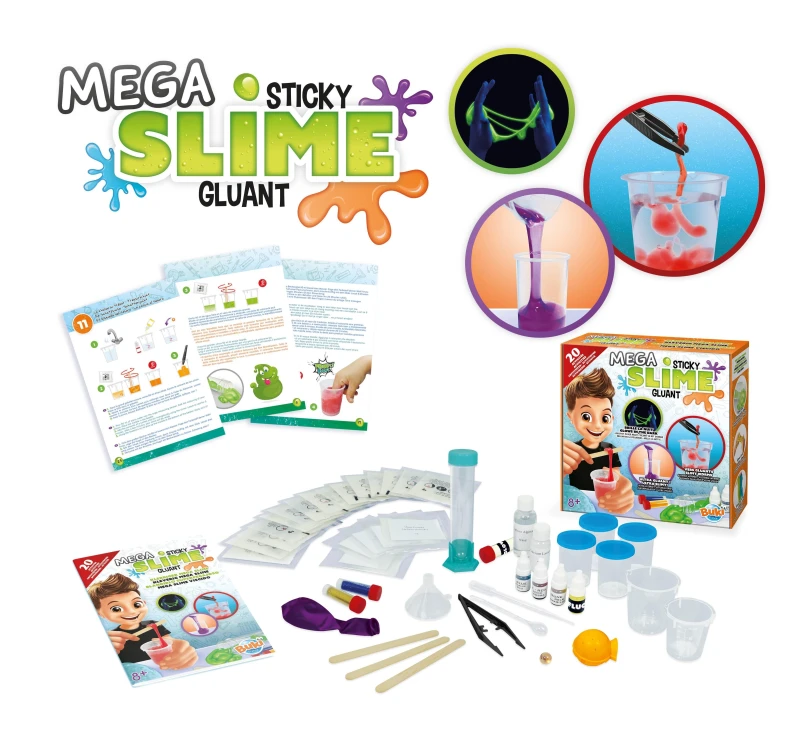 Image of Buki Mega Sticky Slime, Multi BK2160