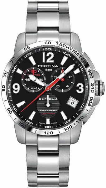 Image of Certina Watch DS Podium Chrono Lap Timer - Black CRT-486