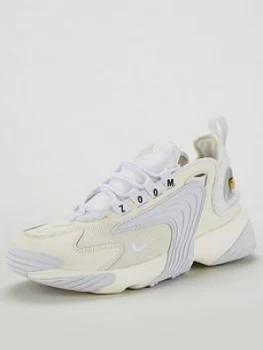 Image of Nike Zoom 2K Trainers - Off White , Off White, Size 5, Women
